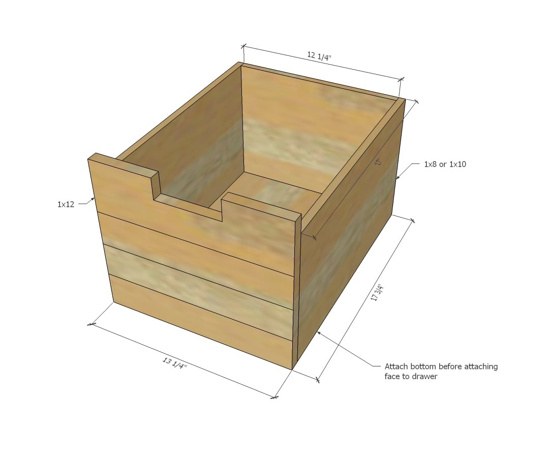 DIY Dresser From 2x4s Ana White   2x4 Dresser Diy Step 4 